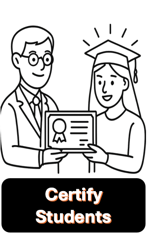 Certify students